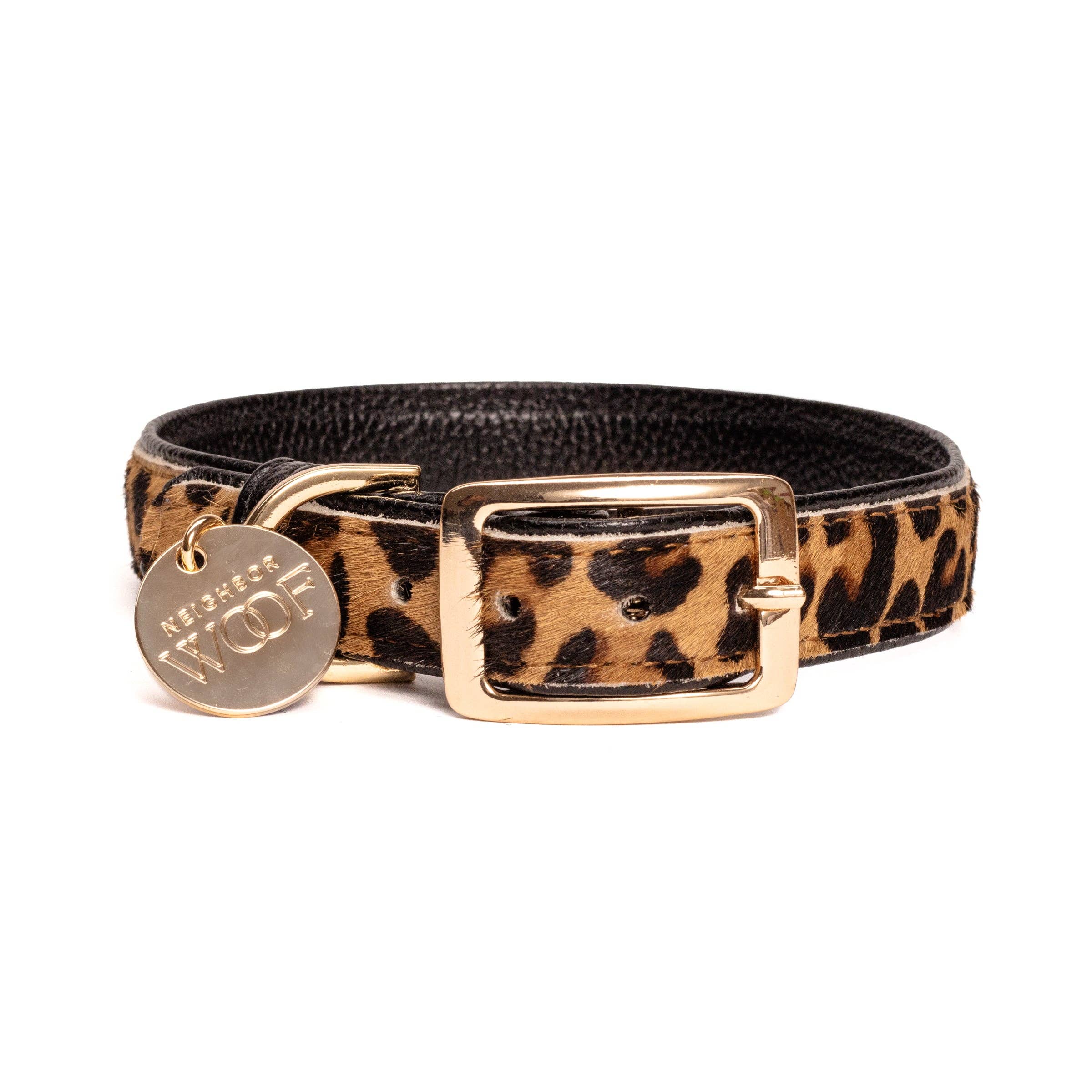 Leopardpels halsbånd