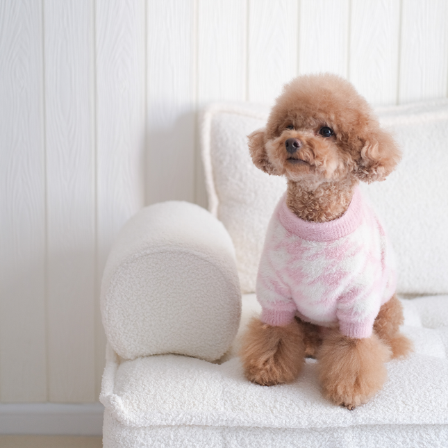 Smørblød hundesweater, pink