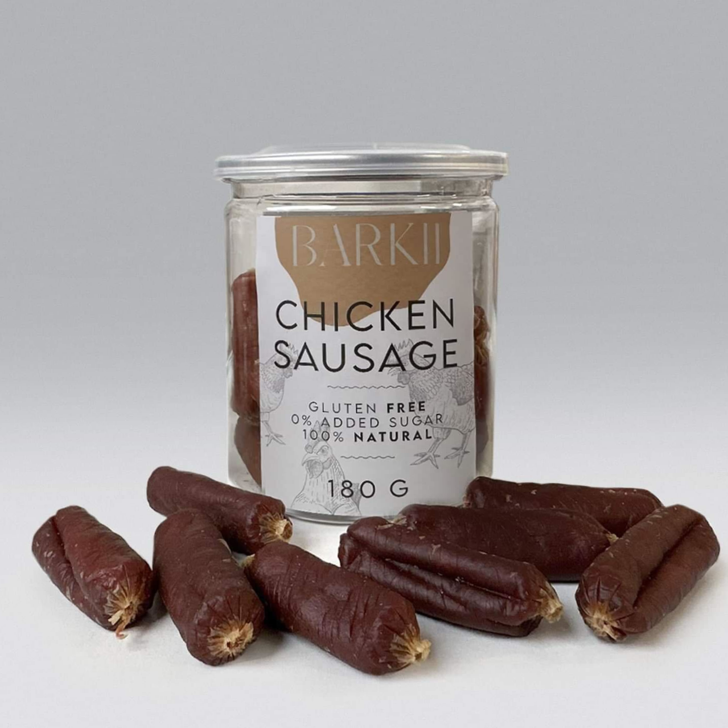 Barkii snackpølser - Kylling - 180g.