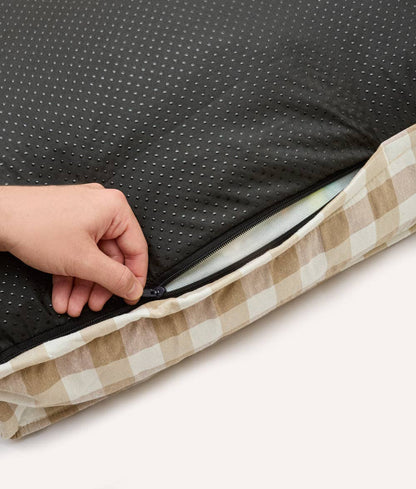 Cafide - Cuadra hundeseng, Beige Vichy