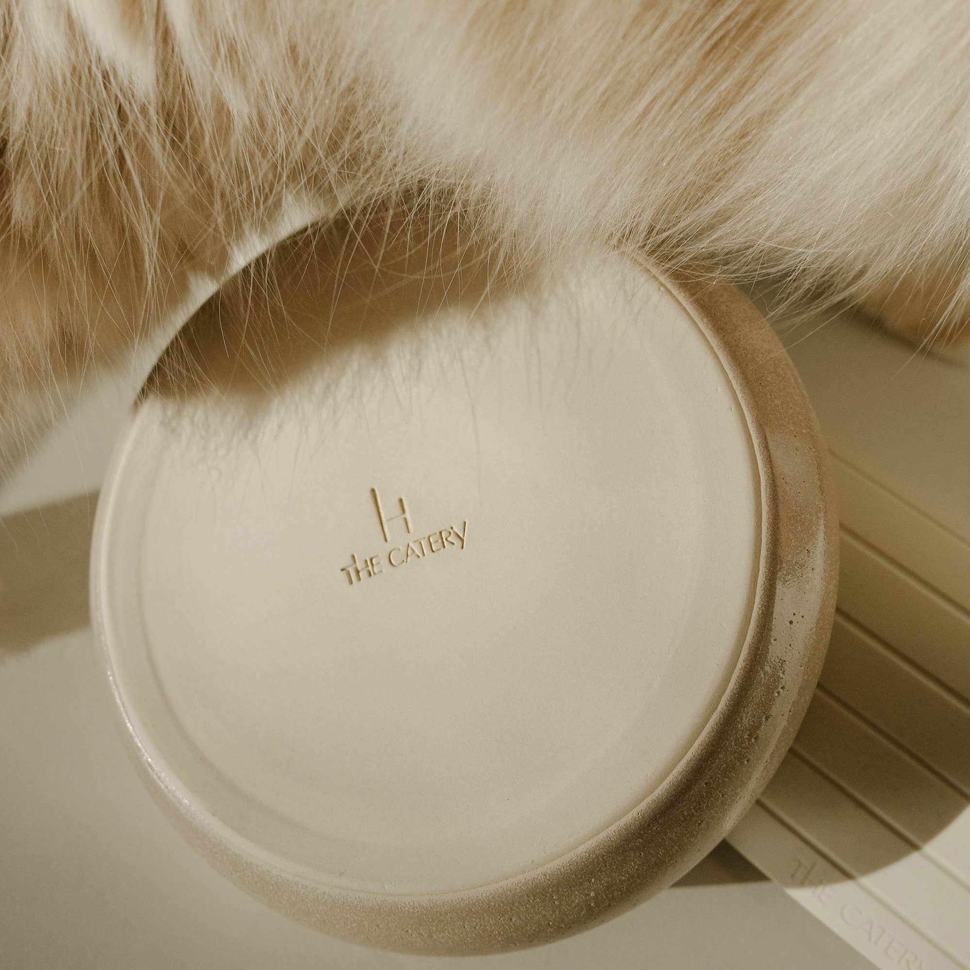 Keramikskål, beige