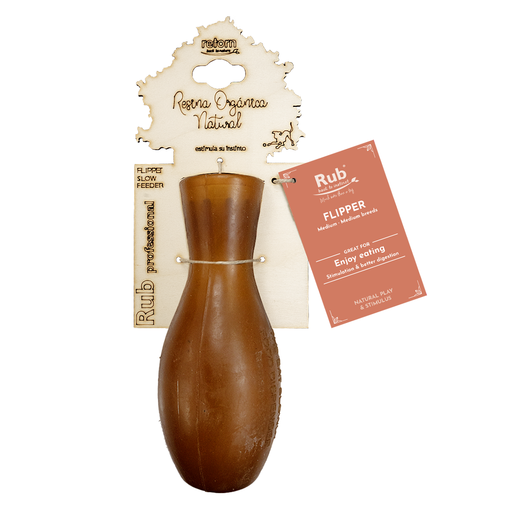 Naturligt hundelegetøj - Flipper dispenser