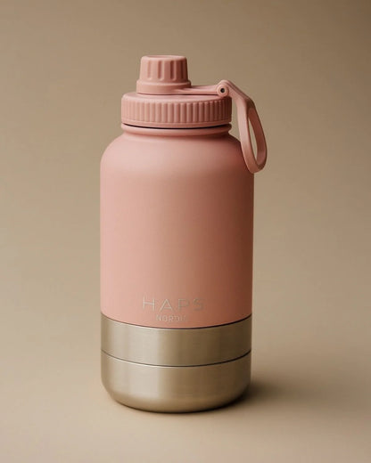 Skålflasken | 3-i-1 Rejseflaske - Blush