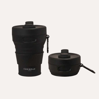 Sammenklappelig kaffekop, sort