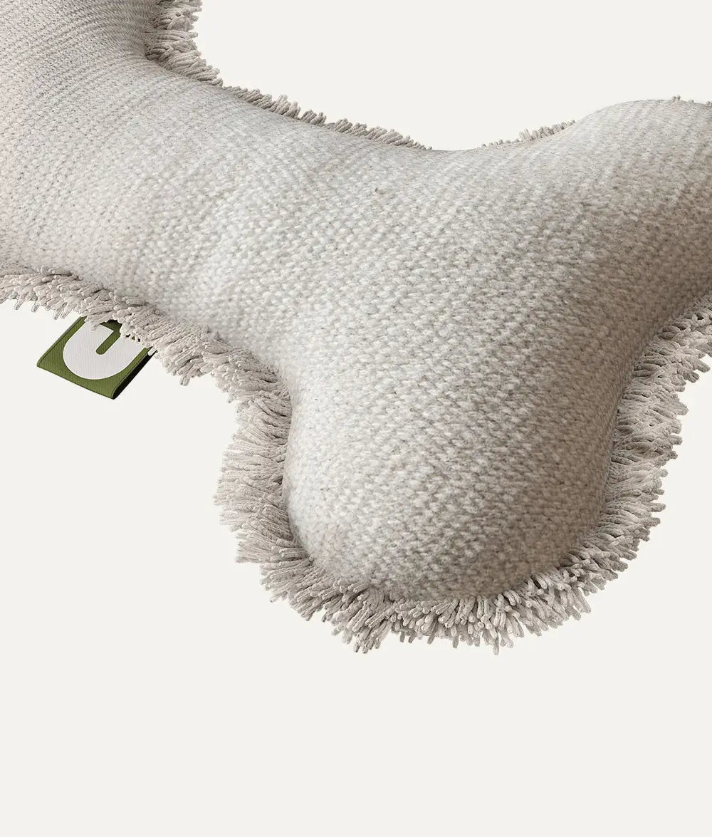 Kødben, beige med kant