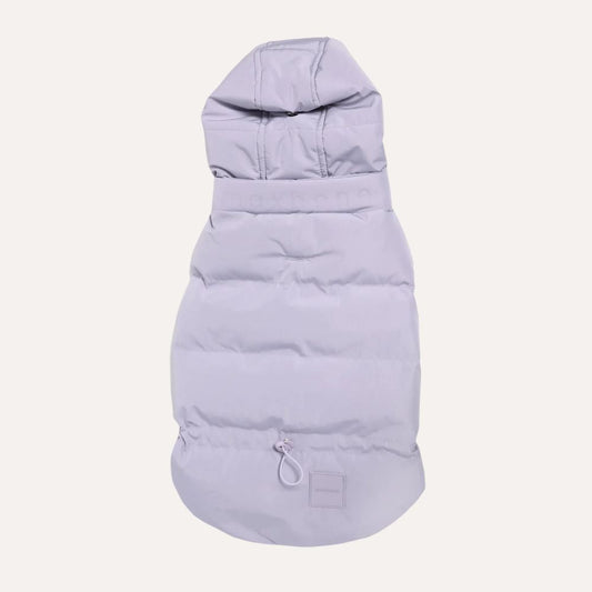 Puffer hundejakke, lavendel