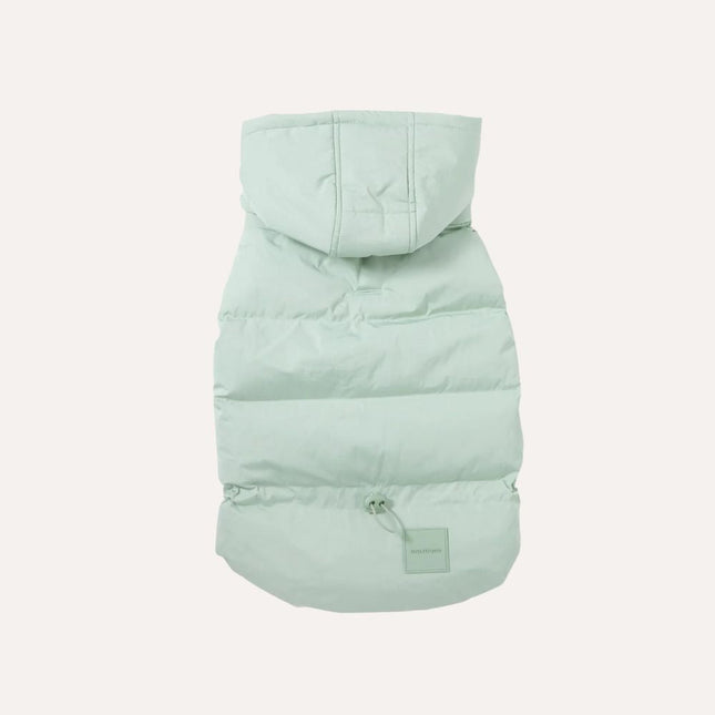 Puffer hundejakke, mint