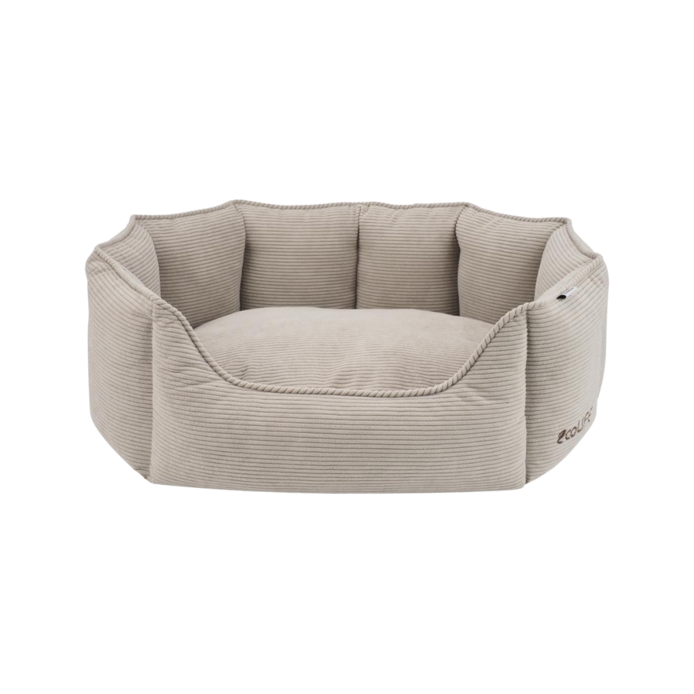 Fiona hundeseng, beige fløjl