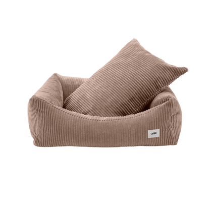 Cafide - Snozy hundeseng - beige Fløjl