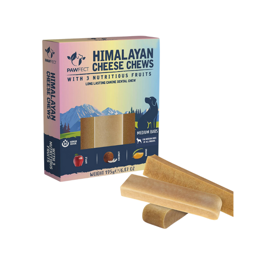 Himalaya osteben med blandede frugter