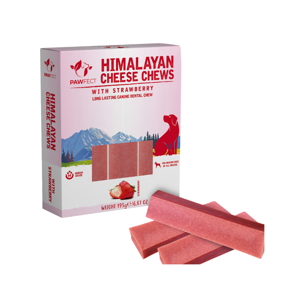 Himalaya osteben med jordbær