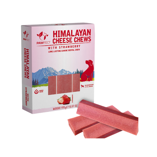 Himalaya osteben med jordbær