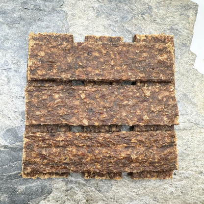 100% naturlige sticks af hjortekød