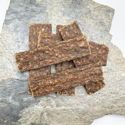 100% naturlige sticks af hjortekød